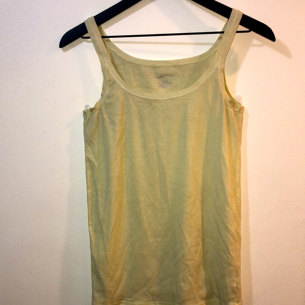 Calvin Klein lime colored tank top